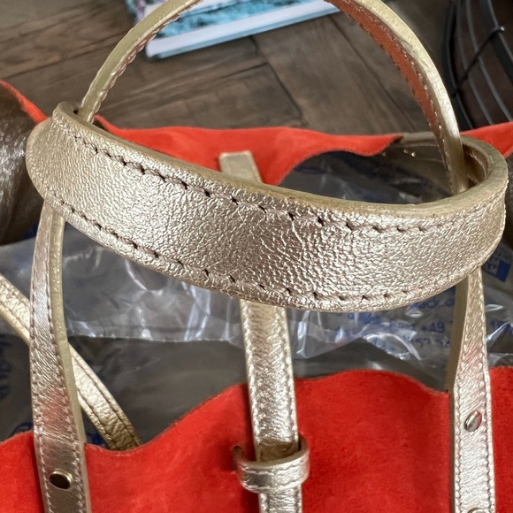 Tiffany reversible leather & suede metallic tote - Picture 12 of 13